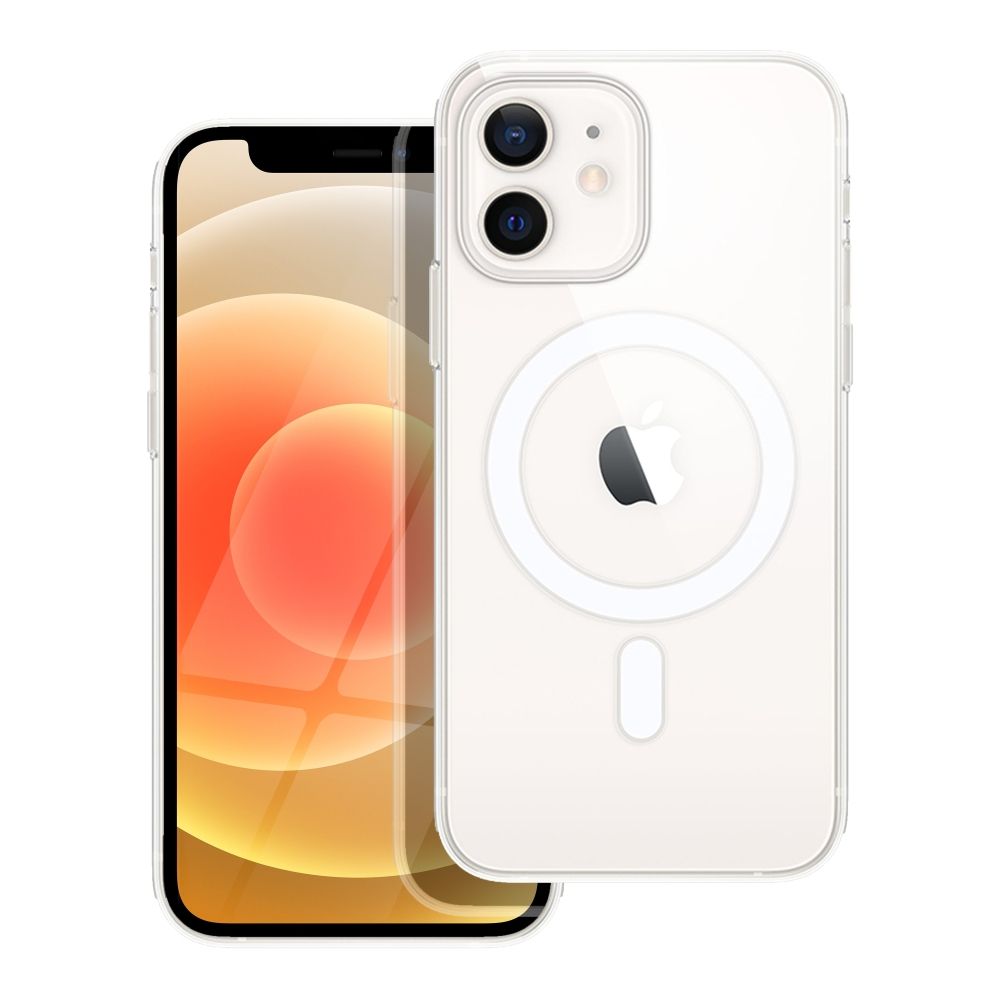 Чехол для iPhone 12 MINI Clear Mag Cover (STR) совместимый с MagSafe прозрачный