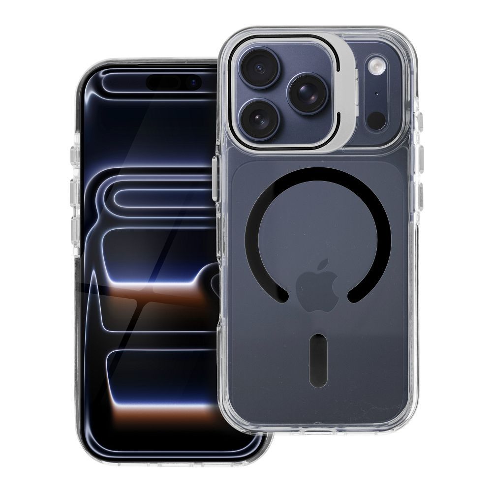 LENS MAG COVER Ümbris ühilduv koos MagSafe jaoks IPHONE 16 PRO MAX must