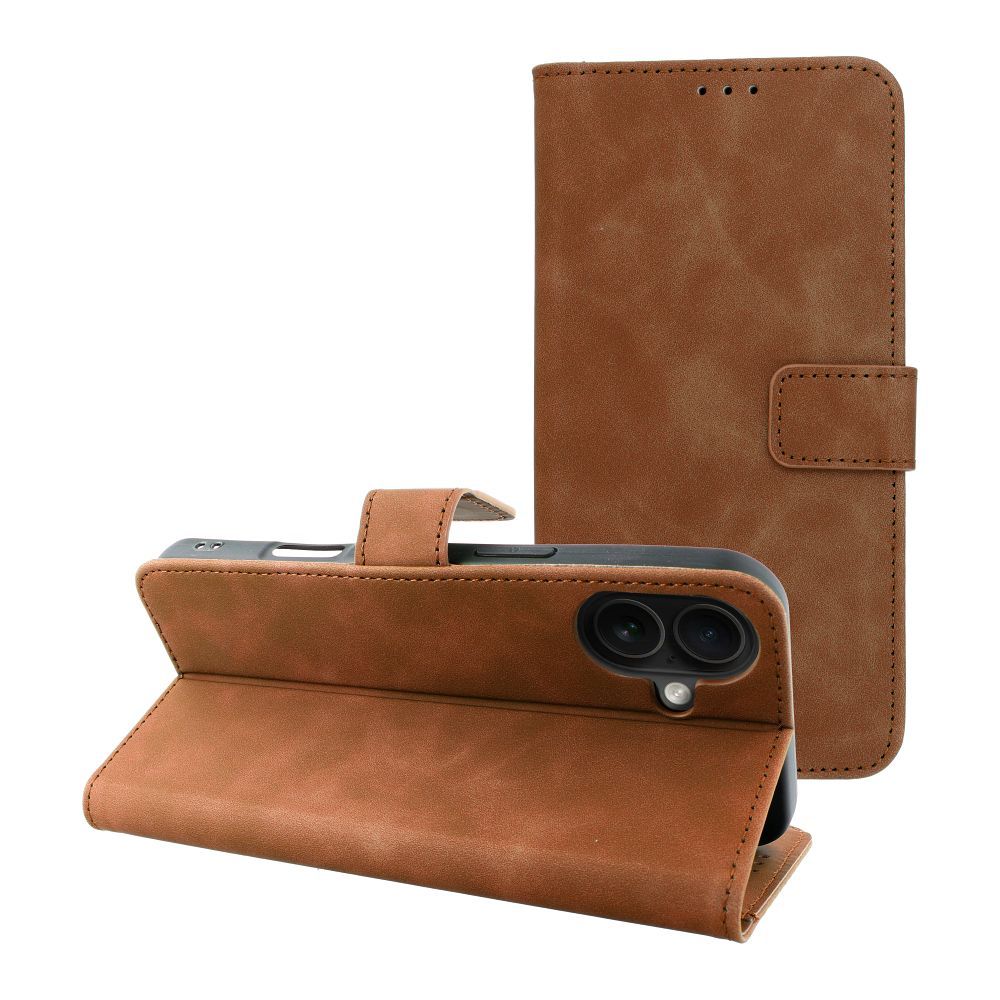 TENDER Book Ümbris jaoks IPHONE 16 Plus ( 6.7 brown