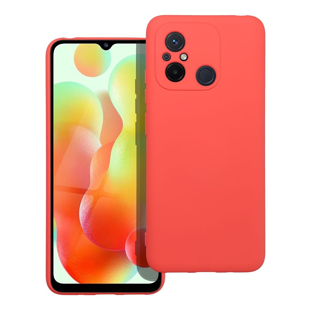 Чехол для Xiaomi Redmi 12C Silicone персиковый