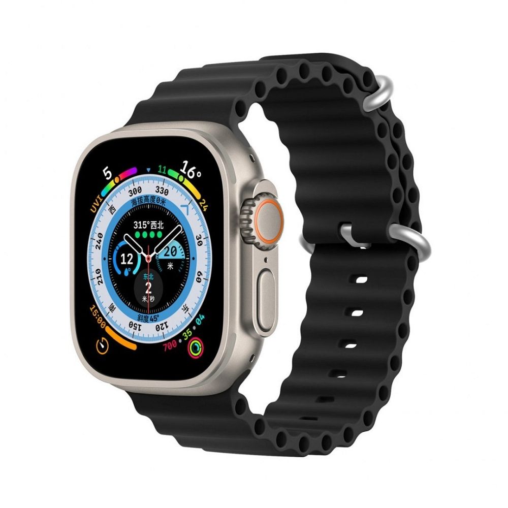 DUX DUCIS strap OCEAN WAVE silicone jaoks Apple Watch 38 / 40 / 41 mm must