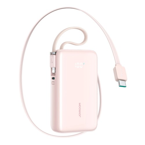 Akupank Joyroom "JR-PR2L" roosa 10000mAh (35W)