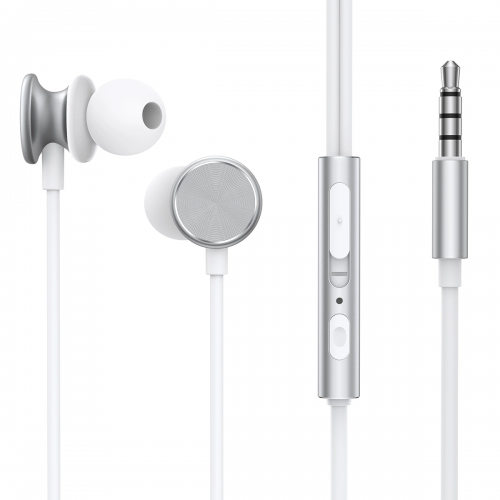 Wired Earphones JR-EW03, Half in Ear (Silver)