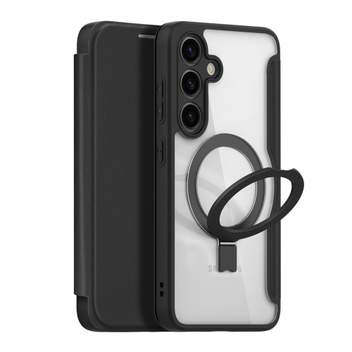 Чехол Dux Ducis "Skin X Pro Ring Stand" для Samsung S938 S25 Ultra чёрный