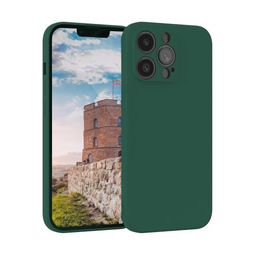Phone Ümbris "Liquid Silicone Edge" Oneplus 9 Pro (Emerald Roheline)