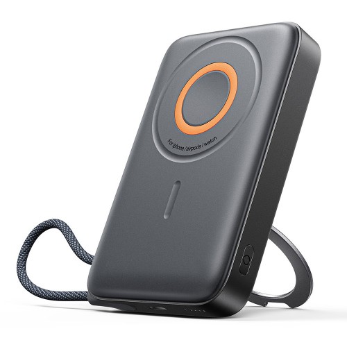 Akupank Joyroom "JR-PBM02 3in1" must 10000mAh (Juhtmevaba laadimine 15W)