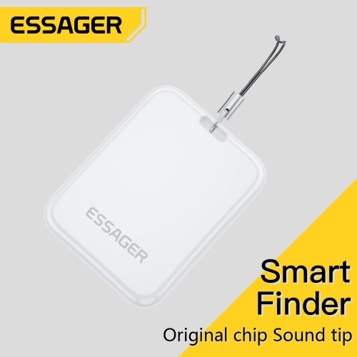 Essager Tag valge nutikas Bluetooth otsija / jälgija ripats