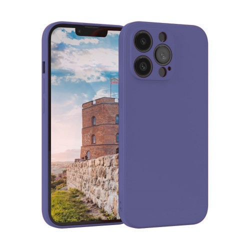 Telefoni ümbris Silicone Apple iPhone 16 Pro Max violetne