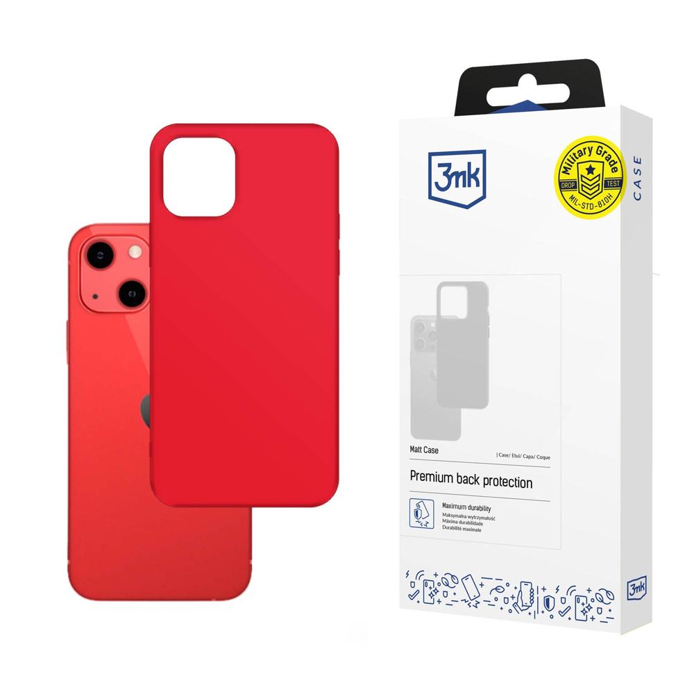 3mk Matt Case for iPhone 13 mini - red