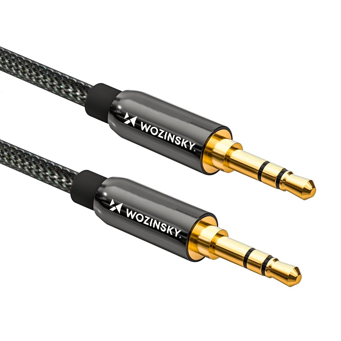 Wozinsky universal mini jack kaabel 2x AUX kaabel 3 m must