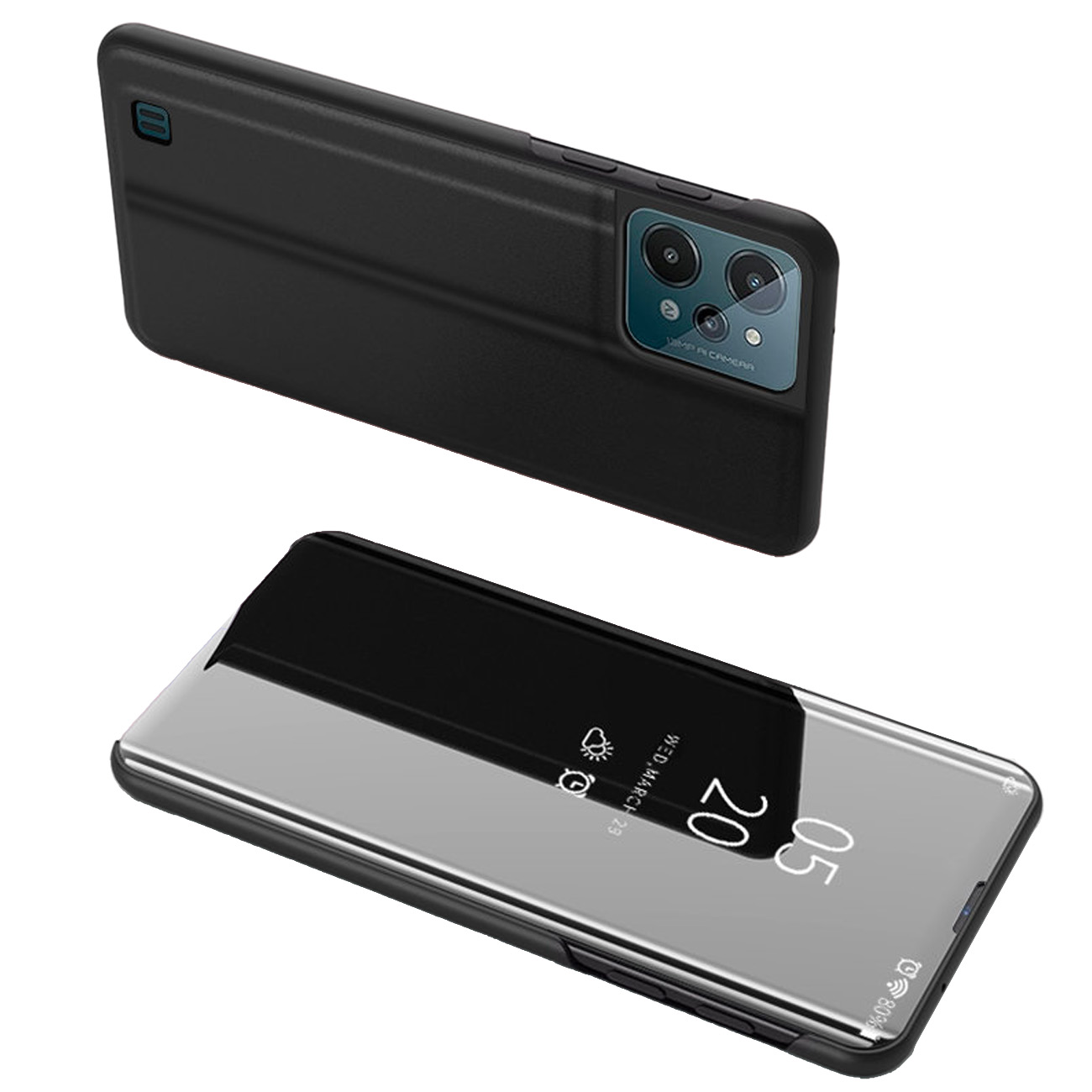 Clear View ümbrise kate Realme C31 flip cover must