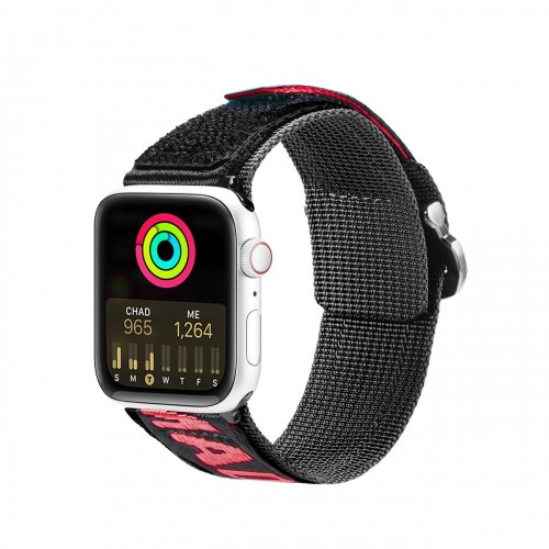 Rihm Dux Ducis Outdoor Apple Watch 42mm/44mm/45mm must / punane