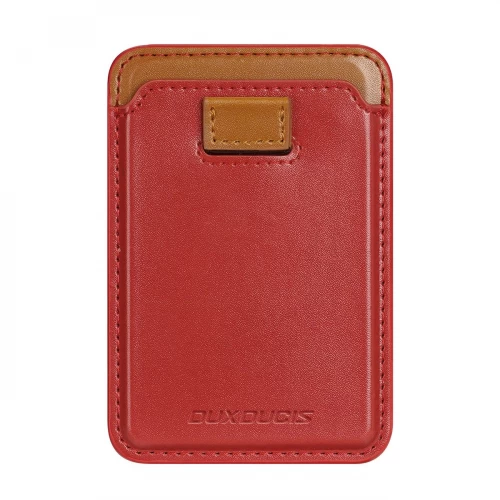 Dux Ducis Magnetic Wallet sobib iPhone 12 (iPhone 13 / iPhone 14) punane