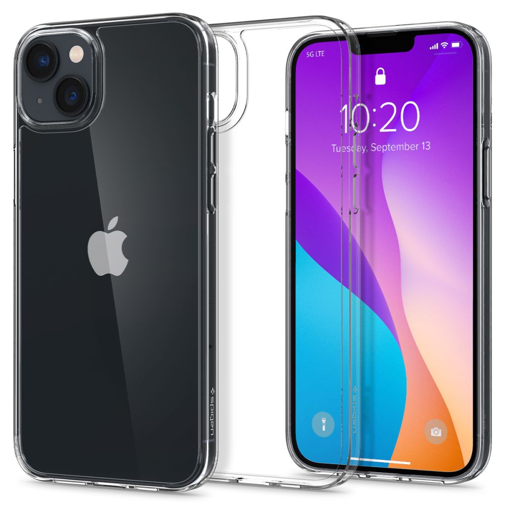 Spigen Airskin hübriidkott iPhone 14 Plus'ile - läbipaistev