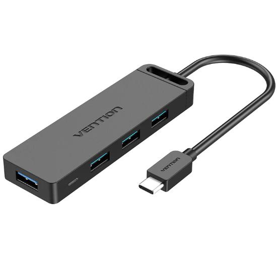 USB-C jaotur 5-in-1 0.15m Vention