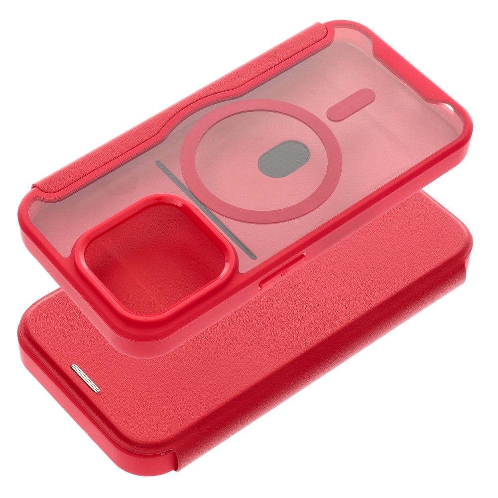 SMART MAG Kaaned Ümbris compatible with MagSafe jaoks IPHONE 15 Pro Max punane
