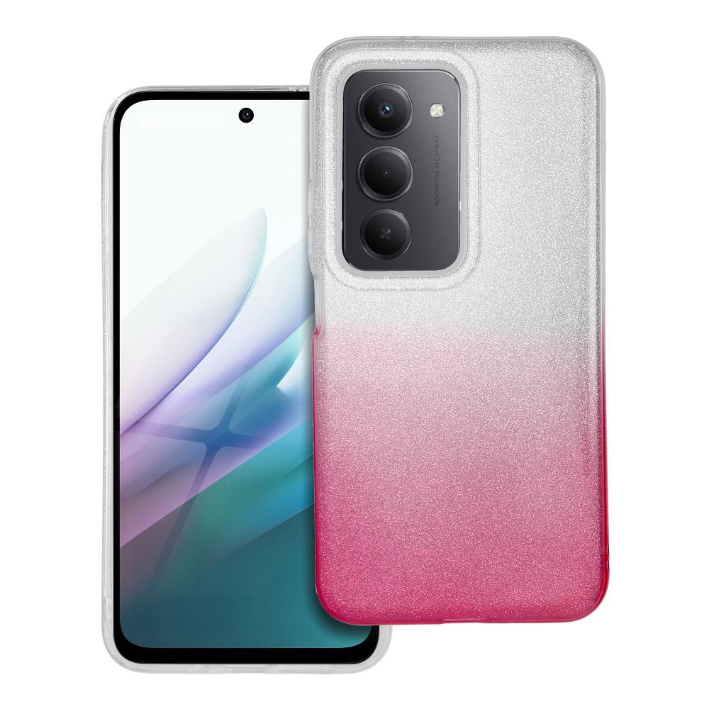 SHINING Ümbris jaoks XIAOMI Redmi 15 4G / 15 5G läbipaistev roosa