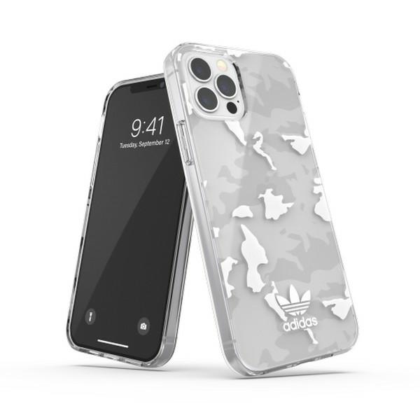 Adidas OR SnapCase Camo iPhone 12/12 Pro läbipaistev/valge 43705