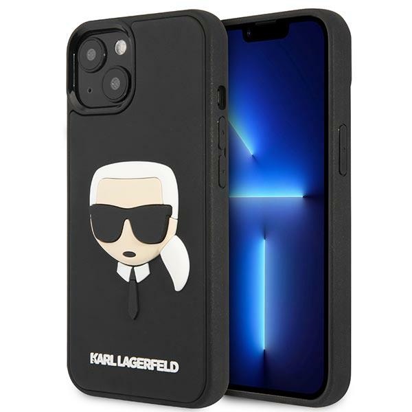 Karl Lagerfeld KLHCP14MKH3DBK iPhone 14 Plus 6.7 "must / must hardcase 3D Rubber Karl's Head