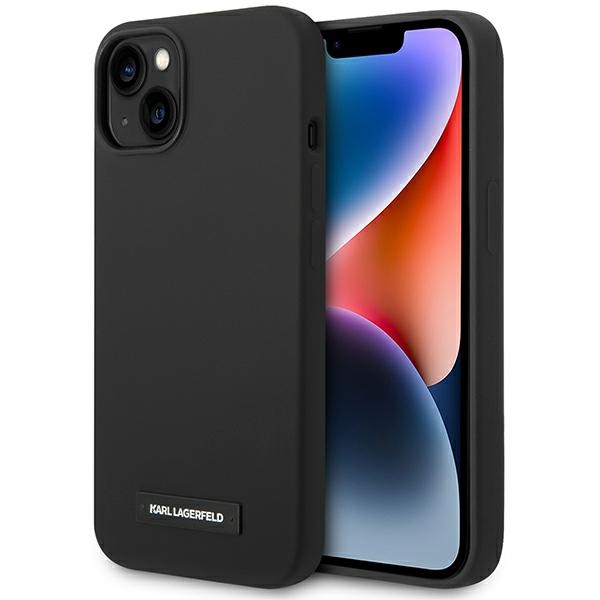 Karl Lagerfeld KLHMP14MSLMP1K iPhone 14 Plus 6.7 "hardcase must / must Silicone Plaque Magsafe