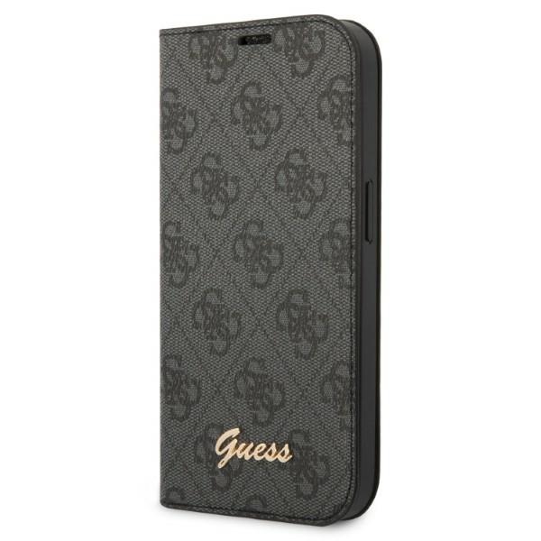 Guess GUBKP14SHG4SHK iPhone 14 6.1 "must / must book 4G Vintage kuldne Logo