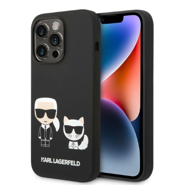 Karl Lagerfeld KLHMP14LSSKCK iPhone 14 Pro 6.1 "hardcase must / must Liquid Silicone Karl & Choupette Magsafe