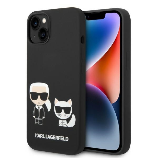 Karl Lagerfeld KLHMP14MSSKCK iPhone 14 Plus 6.7 "hardcase must / must Liquid Silicone Karl & Choupette Magsafe