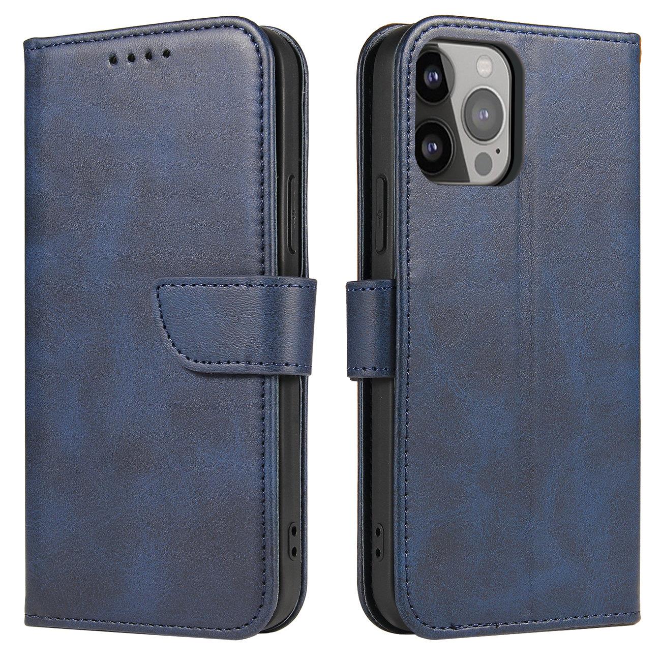 Magnet Case чехол для Samsung Galaxy S23+ флип-чехол кошелёк подставка синий