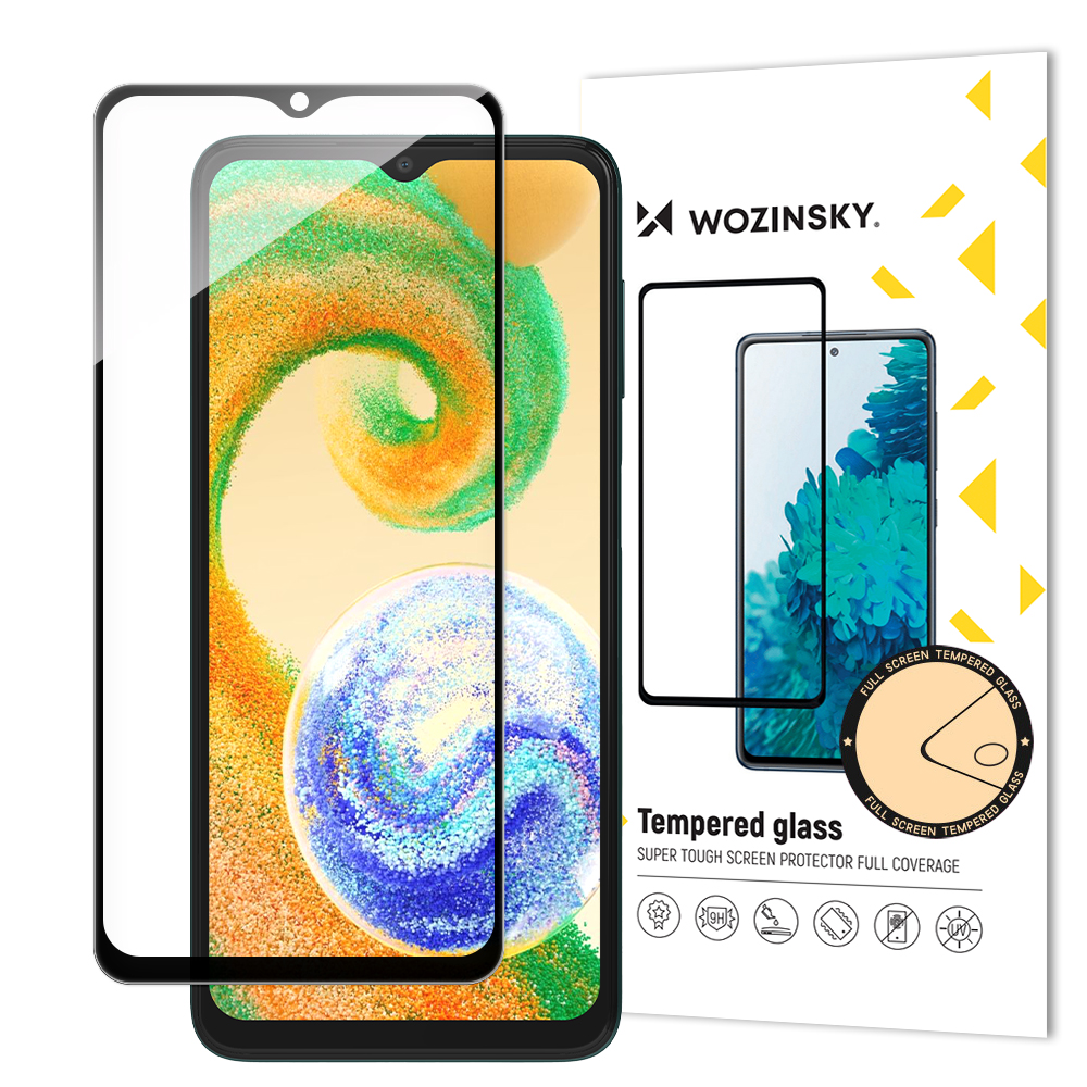 Wozinsky Full Glue Karastatud klaas jaoks Samsung Galaxy A04s