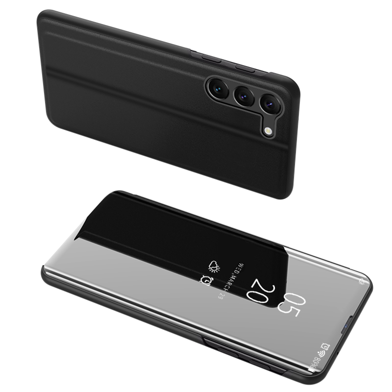 Clear View Ümbris cover jaoks Samsung Galaxy S23+ flip cover must