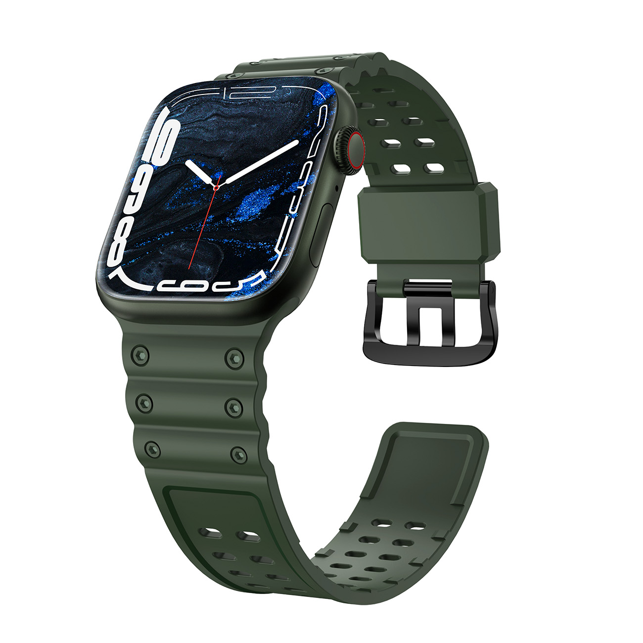 Strap Triple Protection jaoks Apple Watch 38 / 40 / 41 mm band bracelet - roheline