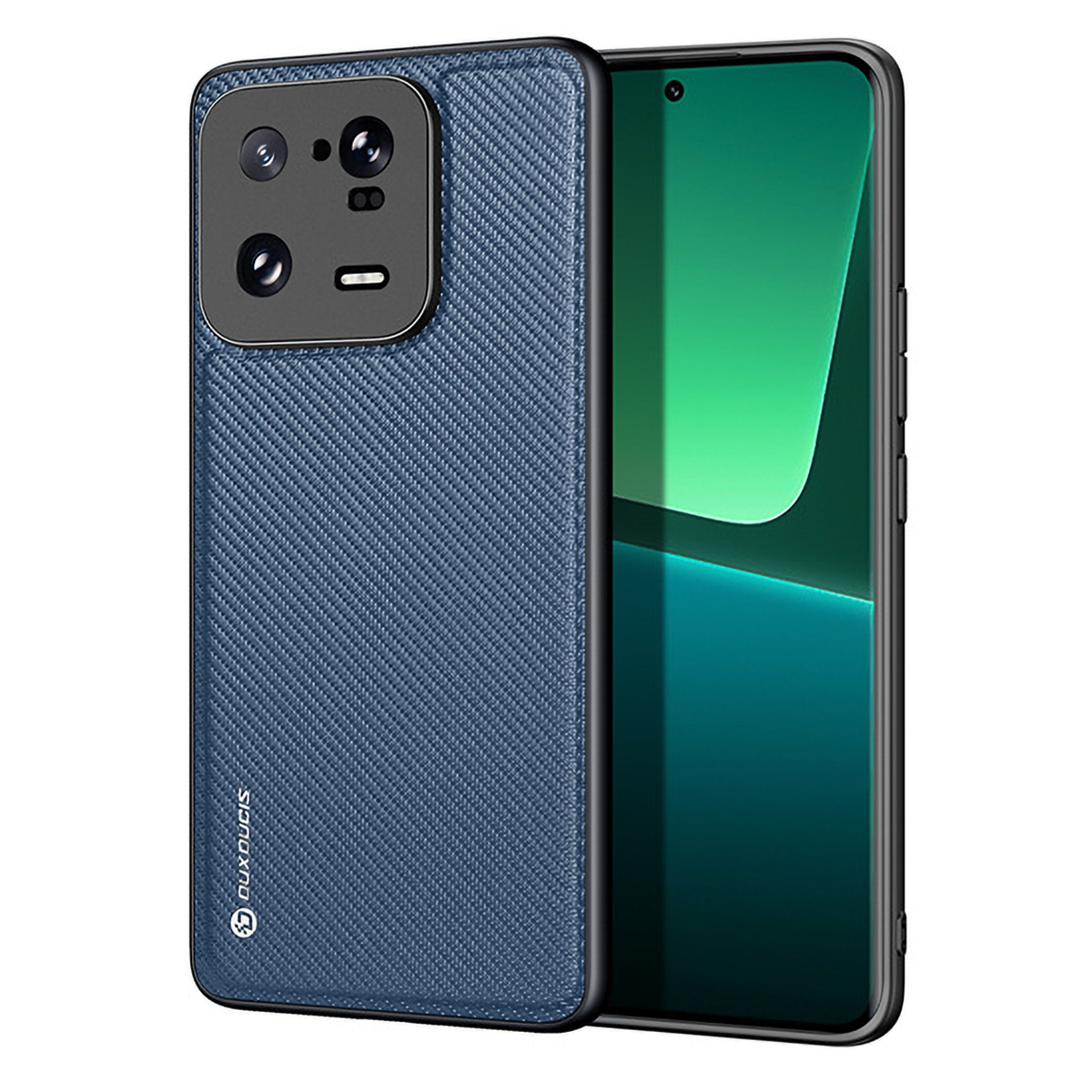 Dux Ducis Fino ümbris jaoks Xiaomi 13 Pro cover with silicone frame sinine