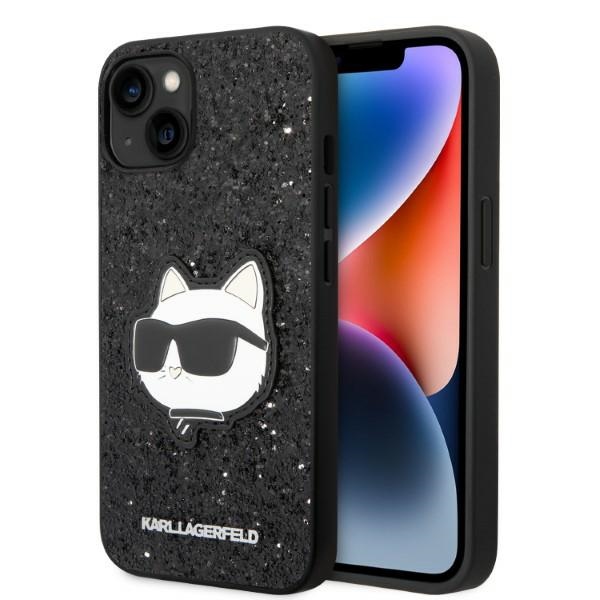 Karl Lagerfeld KLHCP14MG2CPK iPhone 14 Plus 6.7" must/must hardcase Glitter Choupette Patch