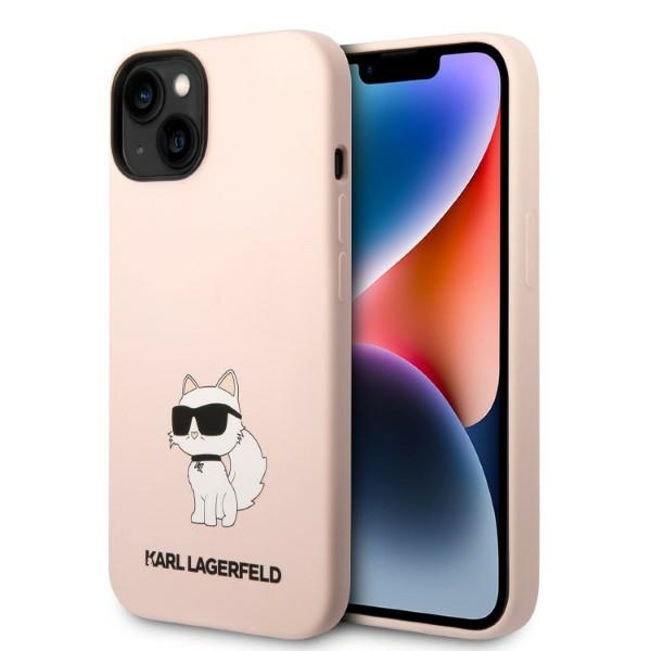 Karl Lagerfeld KLHCP14MSNCHBCP iPhone 14 Plus 6.7" hardcase roosa/roosa Silicone Choupette