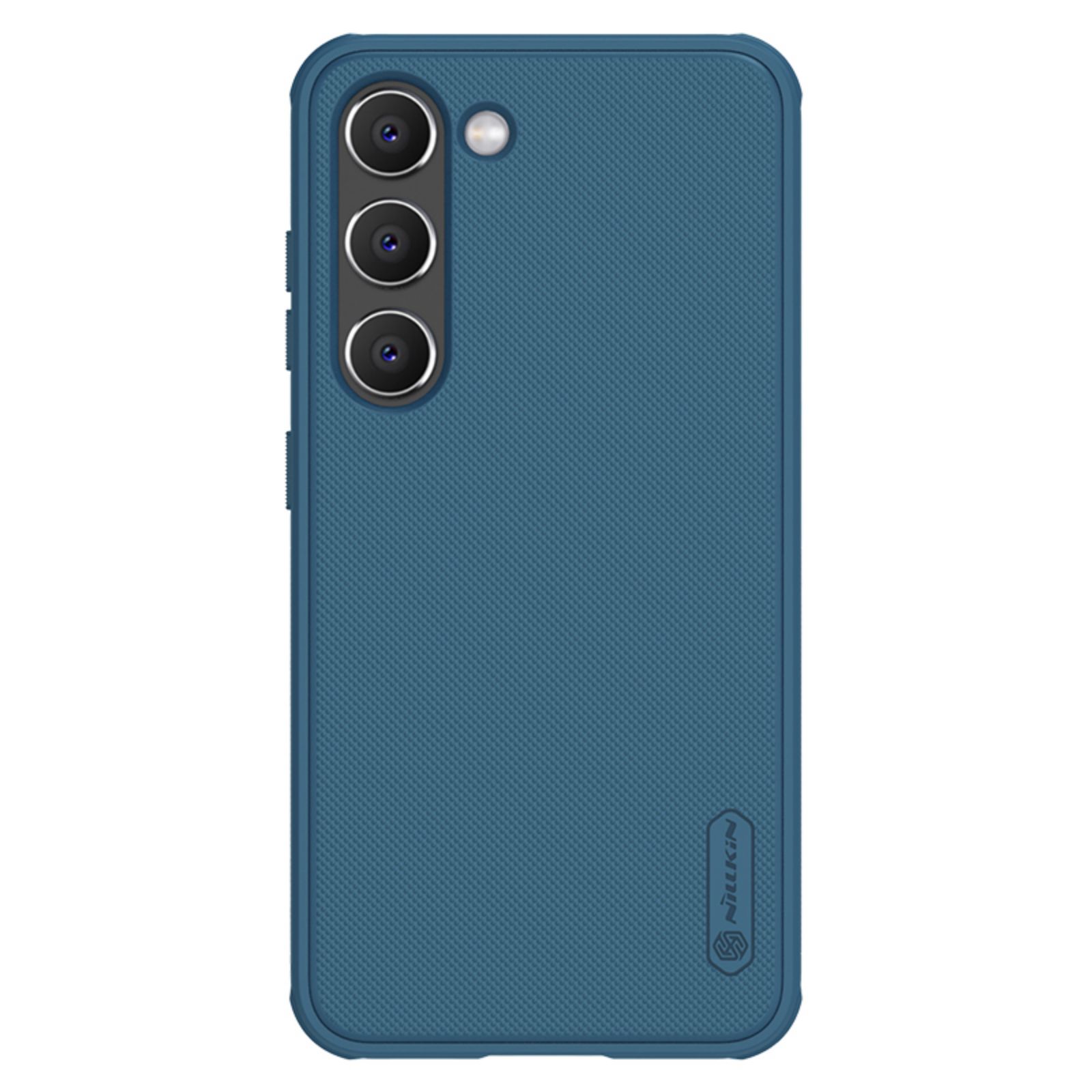 Nillkin Super Frosted Shield Pro ümbris jaoks Samsung Galaxy S23+ armored cover + phone stand sinine