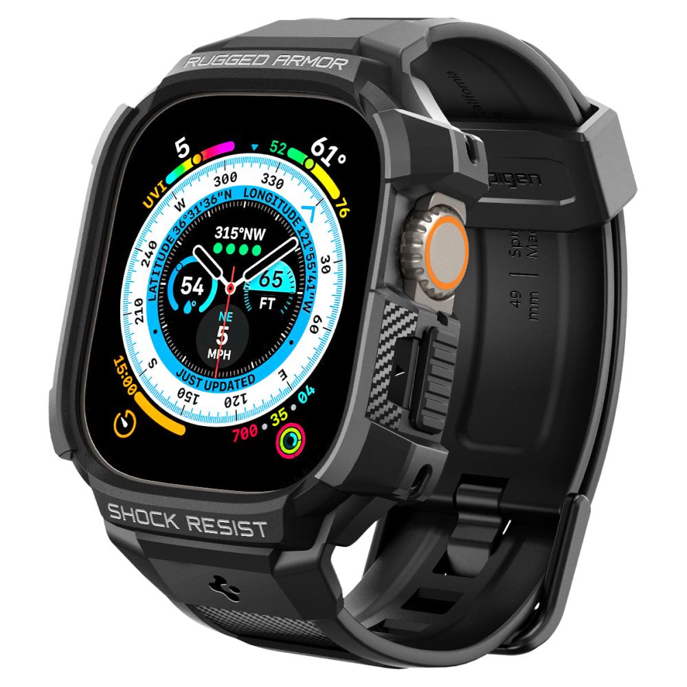 Spigen Rugged Armor Pro Apple Watch Ultra (49mm) Strap Ümbris - must