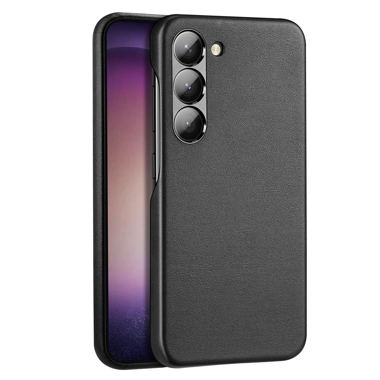 Dux Ducis Grit ümbris jaoks Samsung Galaxy S23+ elegant ümbris made of artificial leather must