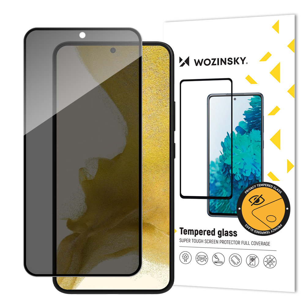 Wozinsky Privacy Glass Samsung Galaxy S23+ Karastatud klaas with Anti Spy privacy filter