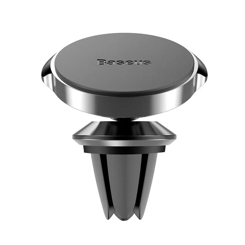 Universal car phone holder Baseus SUER-A01 for using on ventilation grille, magnetic fixing, black