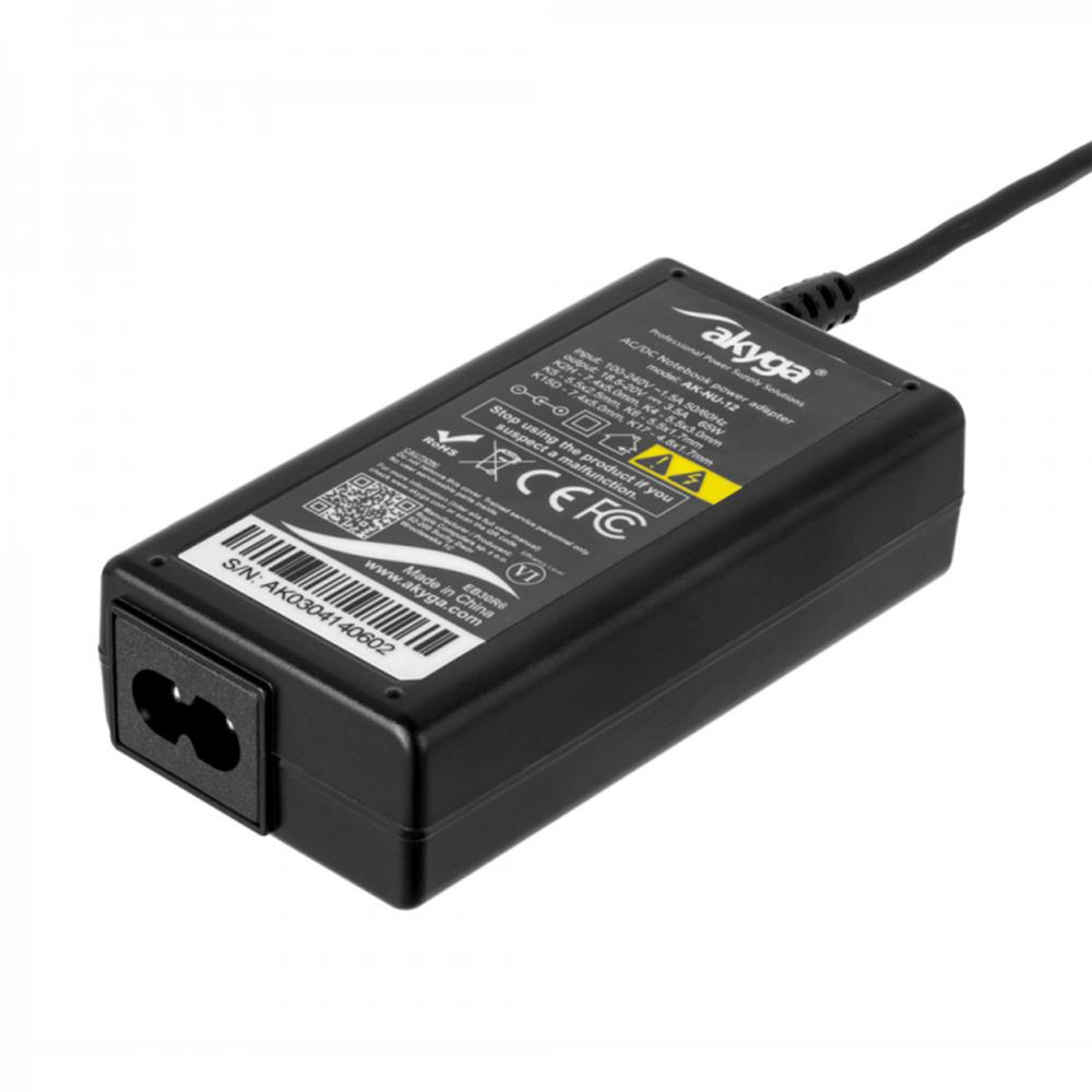 Akyga universaalne sülearvuti toiteadapter 65W AK-NU-12, 6 pistikut, 1,2m