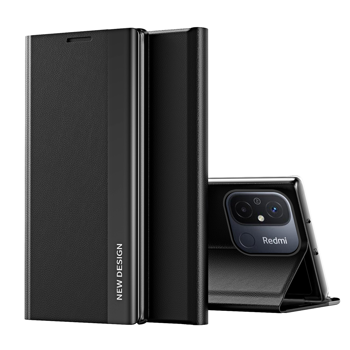Sleep Ümbris Pro ümbris jaoks Xiaomi Redmi Note 12 Pro+ with flip stand must