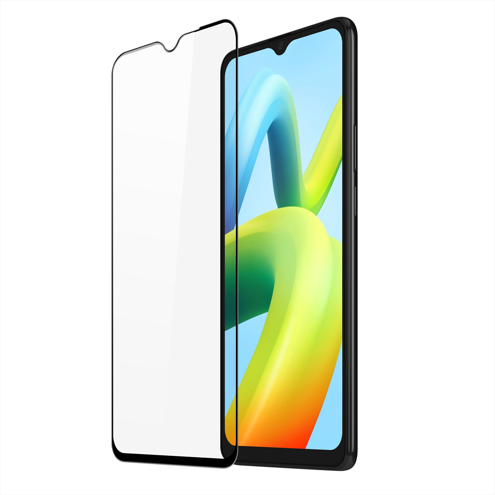 Dux Ducis 9D Karastatud klaas Ekraanikaitse jaoks Xiaomi Redmi A2 / Redmi A1 9H with must Frame