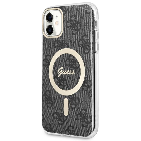 Guess GUHMN61H4STK iPhone 11 6.1" чёрный/чёрный hardcase 4G MagSafe