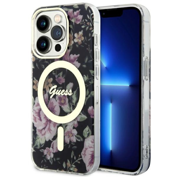 Guess GUHMP14LHCFWSK iPhone 14 Pro 6.1" must/must hardcase Flower MagSafe