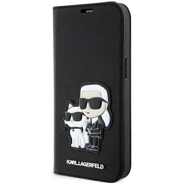 Karl Lagerfeld KLBKP14LSANKCPK iPhone 14 Pro 6.1" bookcase must/must Saffiano Karl & Choupette