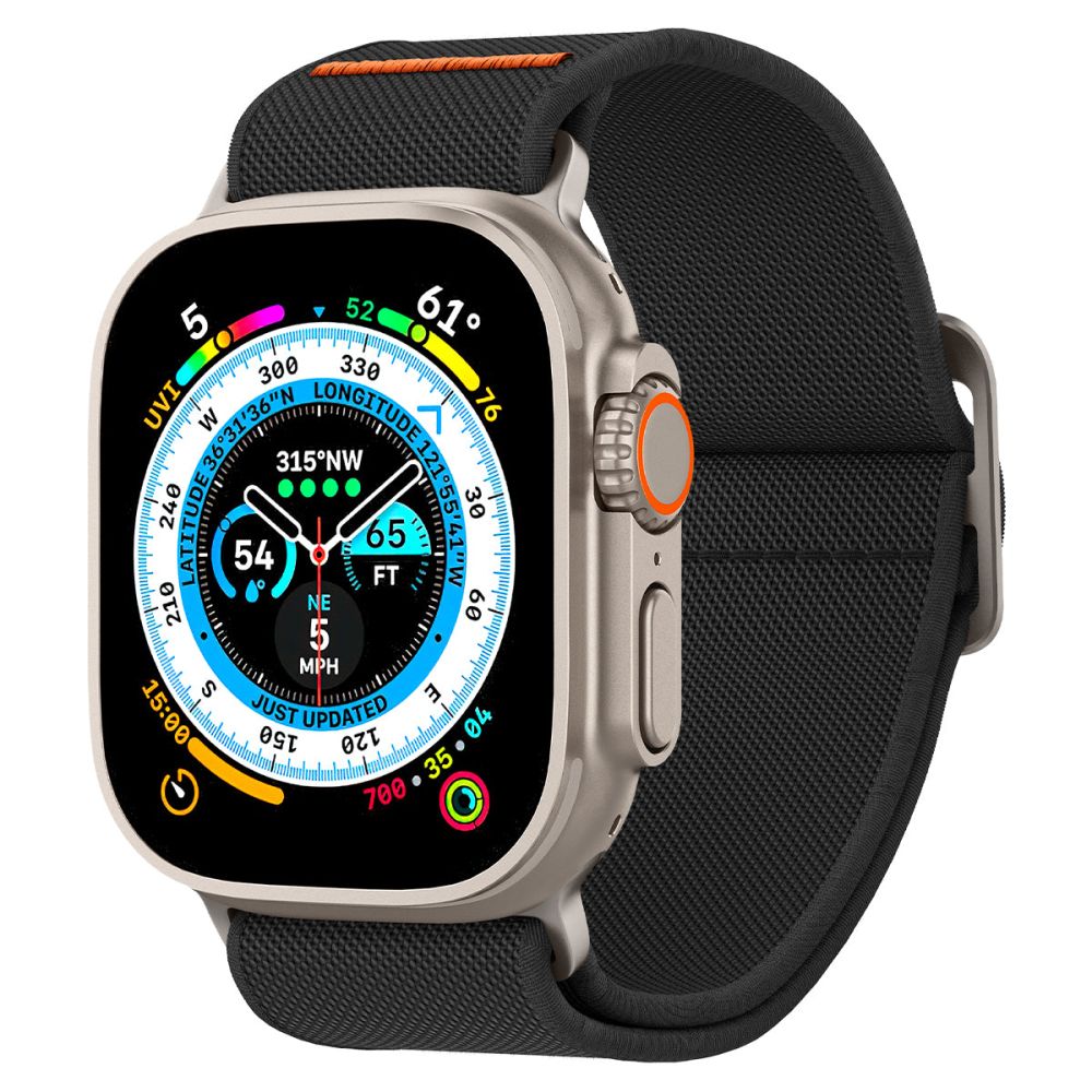 Spigen Fit Lite Ultra ремешок для Apple Watch 4/5/6/7/8/9/SE/Ultra (42/44/45/49 mm) - чёрный