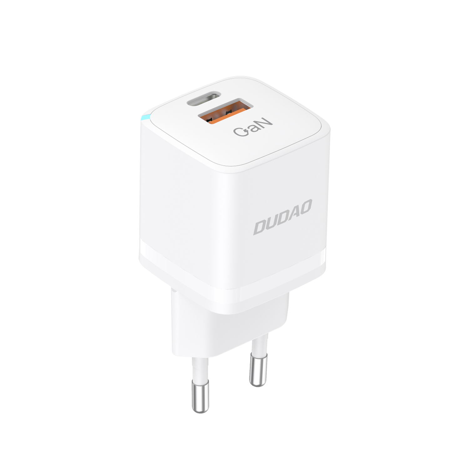 Wall Laadija GaN 33W PPS USB C/USB Dudao A13Pro - valge
