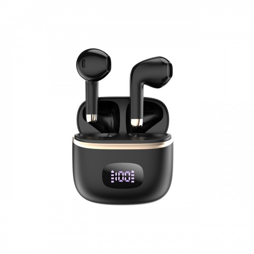 Bluetooth vabakäeseade Dudao U15Pro Must (LED-ekraaniga)