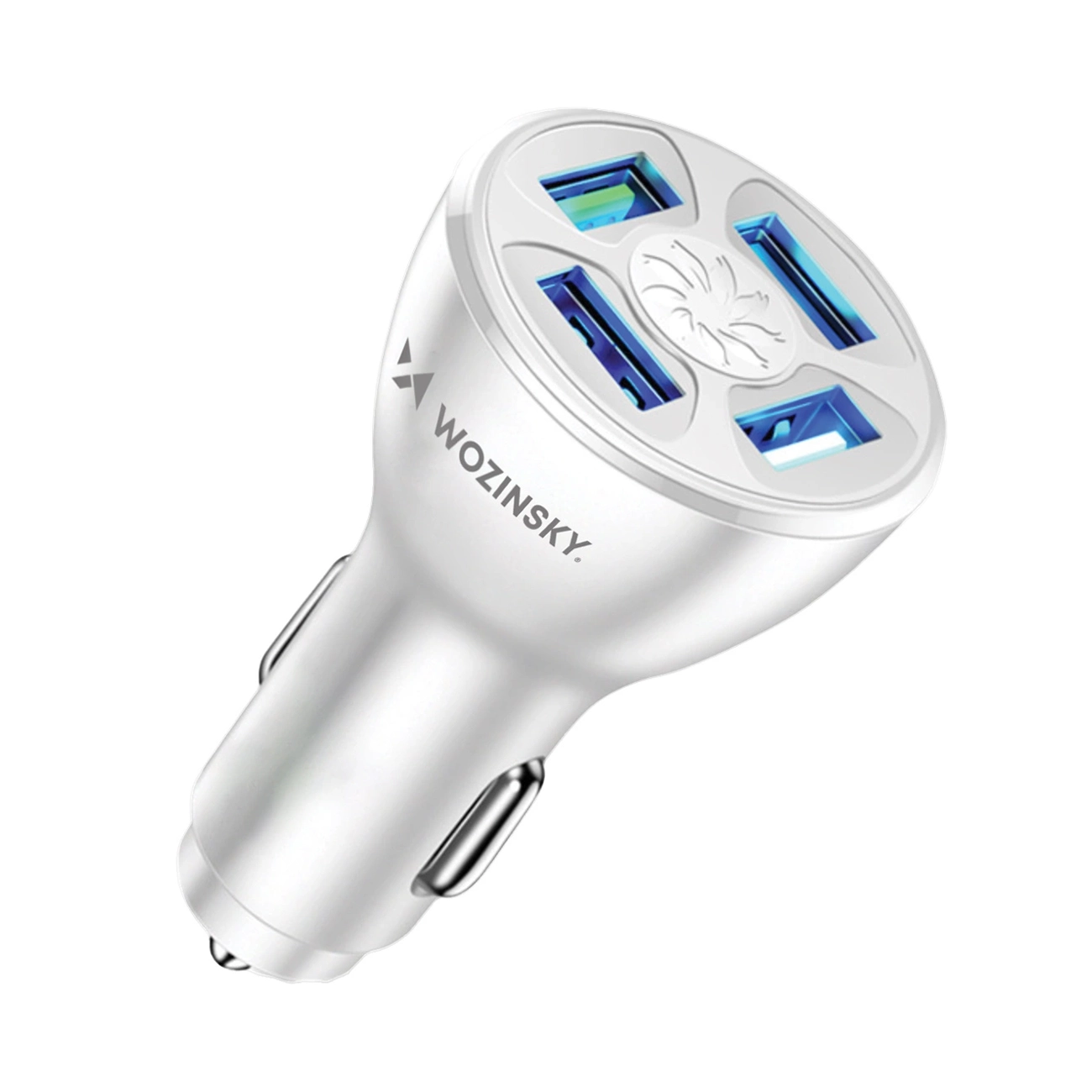 Wozinsky WCCAW 50W 4x USB-A QC car Laadija - valge