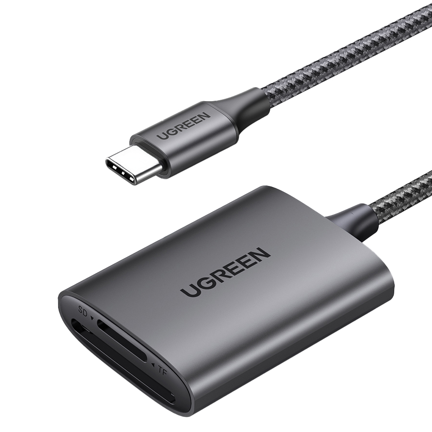 Ugreen CM401 USB-C 5Gb/s SD/TF kaardilugeja - hall